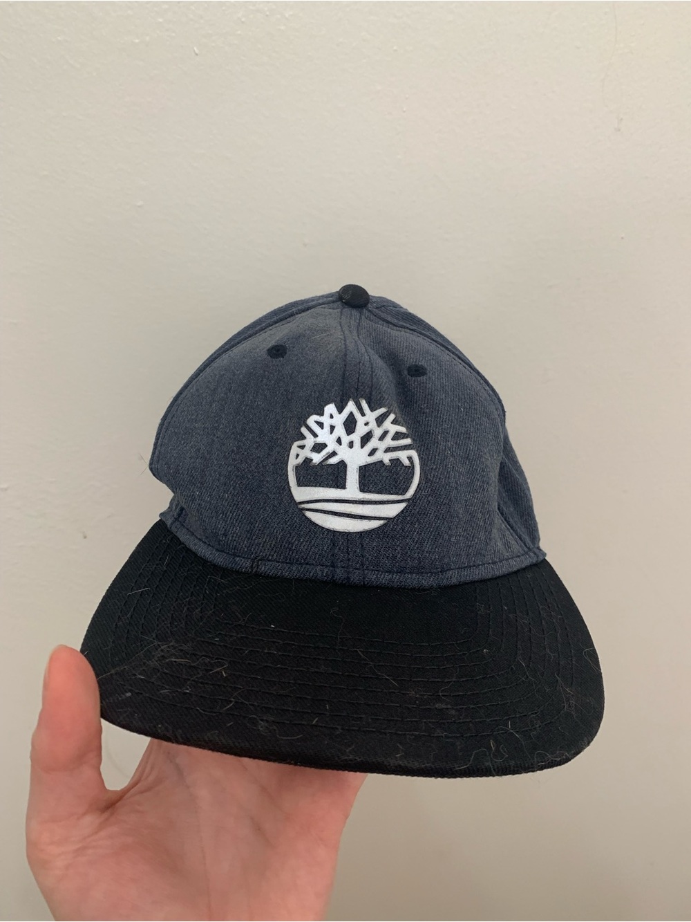 Timberland Logo Baseball Cap navy blue